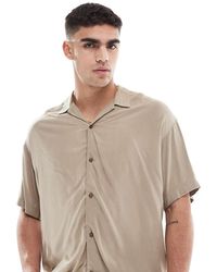Jack & Jones - Revere Collar Short Sleeve Shirt - Lyst