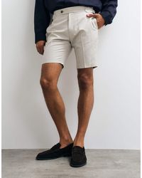 ASOS - Tailored Linen Rich Slim Shorts - Lyst