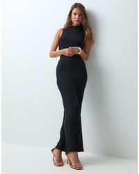 ASOS - Sleeveless High Neck Maxi Dress With Twist Back Detail - Lyst