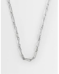 ASOS - Collier chaîne à maillons torsadés ouverts - Lyst
