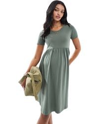 Mama.licious - Mamalicious - robe t-shirt babydoll courte - Lyst