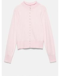 Pull&Bear - Cardigan Accollato Polveroso - Lyst