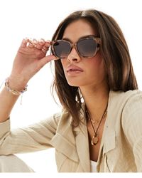 New Look - Tortoise Shell Cateye Sunglasses - Lyst