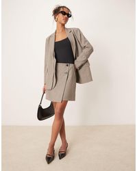 Y.A.S - Wrap Detail Tailored Skirt Co-ord - Lyst