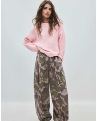 Stradivarius - Zachte Basic Gebreide Trui - Lyst