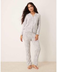 New Look - Long Sleeve Pyjama Set - Lyst