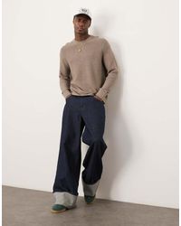 Abercrombie & Fitch - Knitted Crew Neck Jumper - Lyst