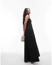 Mango - – capsule – strukturiertes, trägerloses midikleid - Lyst