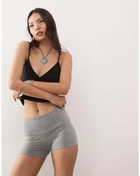 Weekday - Jersey Hot Pants - Lyst