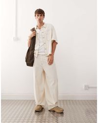 Collusion - Linen Look Oversized Balloon Co Ord Trousers - Lyst