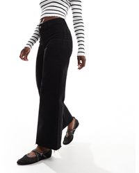 Mango - – e jeans mit weitem bein - Lyst