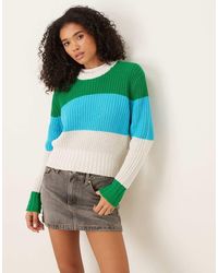 Calvin Klein - Colour Block Chunky Knit Jumper - Lyst