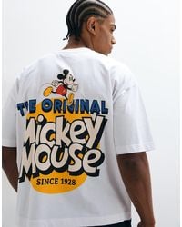 ASOS - Disney Boxy Oversized T-shirt With Mickey Mouse Print - Lyst