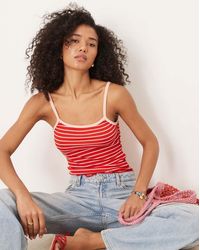 ASOS - Rib Cami With Contrast Binding - Lyst