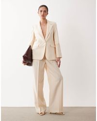 Mango - Veronica Tailored Straight Trouser Co-ord - Lyst