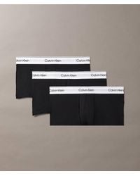 Calvin Klein - Icon Cotton Stretch 3 Pack Low Rise Trunk - Lyst