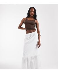 Vero Moda - Dobby Texture Boho Maxi Skirt - Lyst