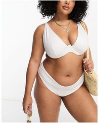 ASOS - Asos Design Curve Mix And Match Step Front Underwired Bikini Top - Lyst