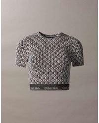 Calvin Klein - Shapewear Short Sleeve Top - Lyst