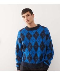 Collusion - Argyle Knitted Sweat - Lyst