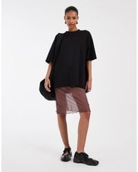 Nike - Sheer Mid Length Skirt - Lyst