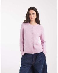 ONLY - O-neck Knitted Cardigan - Lyst