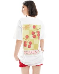 Miss Selfridge - Summer Tomato Back Print Graphic Tee - Lyst