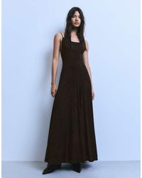 Bershka - Long Strappy Dress - Lyst
