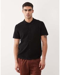 Jack & Jones - Knitted Shirt With Short Sleeves - Lyst