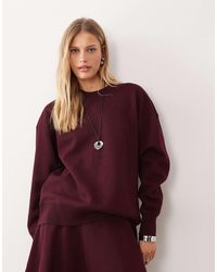 ARKET - Co-Ord Double-Faced Wool Rich Sweatshirt - Lyst
