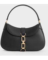 Charles & Keith - Agatha Chain-Accent Bag - Lyst