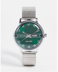 Sekonda Серебристые Часы-браслет С Зеленым Циферблатом -серебристый - Многоцветный