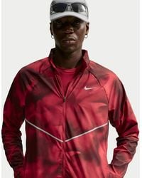 Nike - Men's Miler Repel Uv-protection Printed Jacket - Lyst