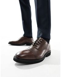 Dune - Leather Oxford Lace Up Shoes - Lyst