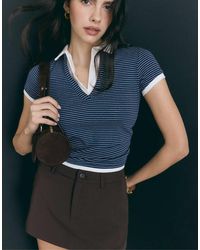 Stradivarius - D62 Mini Skort - Lyst