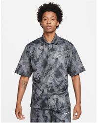 Nike Digital Tropical Pack All Over Print Mesh Shirt - Grey