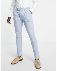Noak - 'camden' Super Skinny Premium Fabric Suit Trousers - Lyst