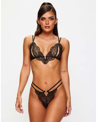 Ann Summers - Diamond Heart Crotchless Set - Lyst
