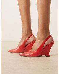 ASOS - Palmer - chaussures compensées à bride arrière - Lyst