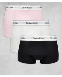 Calvin Klein - Icon Cotton Stretch 3 Pack Darted Trunk - Lyst