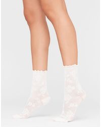 Calzedonia - Lace-Effect Socks - Lyst