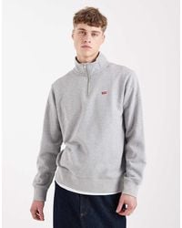 Levi's - Original Hallmark 1/4 Zip Sweatshirt - Lyst