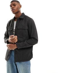 Only & Sons - Faux Wool Overshirt - Lyst
