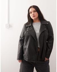 Noisy May - – jacke aus kunstleder - Lyst