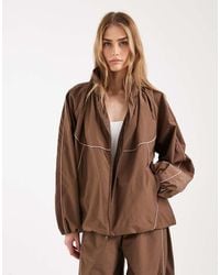 ASOS - Premium Oversized Track Jacket - Lyst