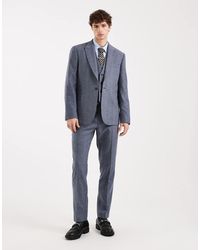ASOS - Wool Mix Slim Suit Trousers - Lyst