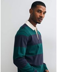 GANT - Heavyweight Striped Rugby Polo - Lyst