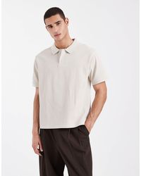 Jack & Jones - Ribbed Polo - Lyst