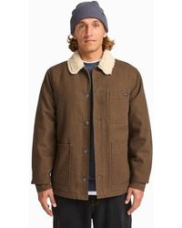 Billabong - Chore Sherpa Sherpa Lined Work Jacket - Lyst