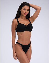 Boux Avenue - Amalfi Crinkle Fully Lined Brazilian Tanga Bikini Bottoms - Lyst